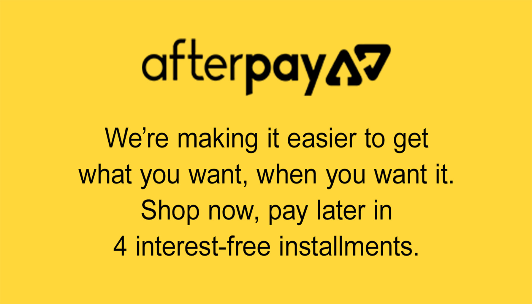 Afterpay, buy now, pay later by Muso's Stuff