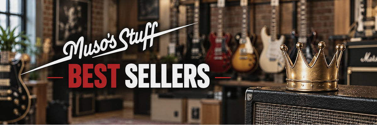 Best Sellers at Muso's Stuff — natural colour banner