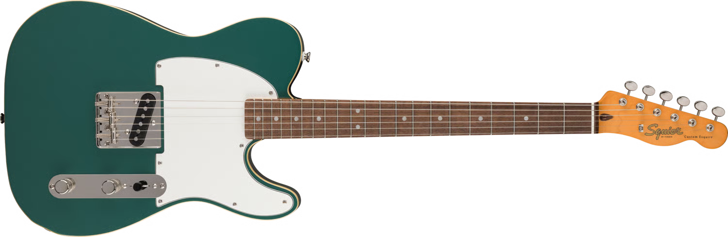 Classic Vibe Custom Esquire Laurel Fingerboard Parchment Pickguard Sherwood Green