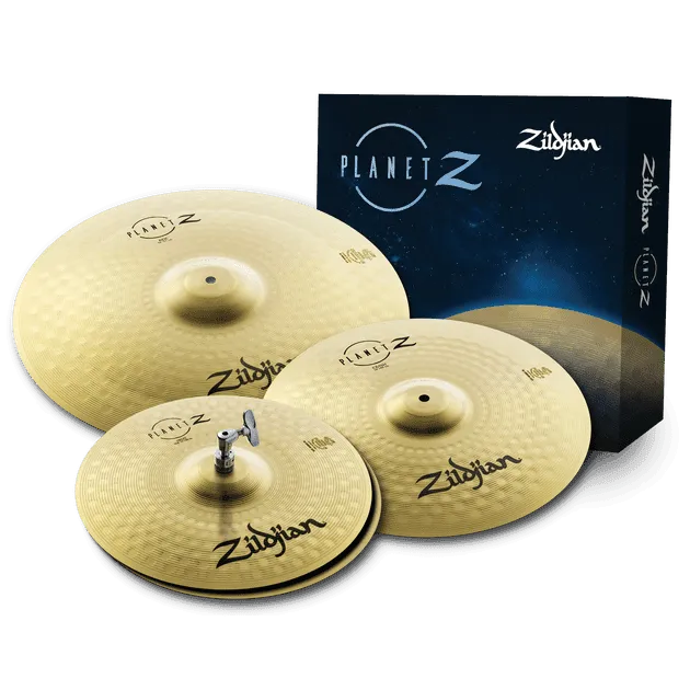 Planet Z 4 Cymbal Set 14/16/20-Drums & Percussion - Cymbals-Zildjian-Muso's Stuff