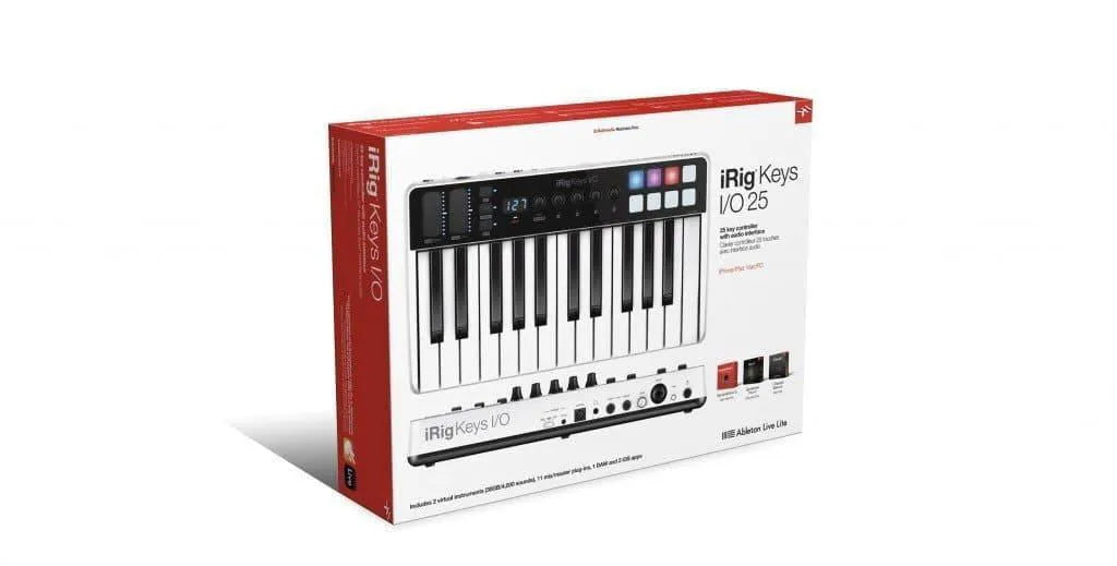 IK Multimedia iRig Keys I/O 25 MIDI Keyboard & Audio Interface