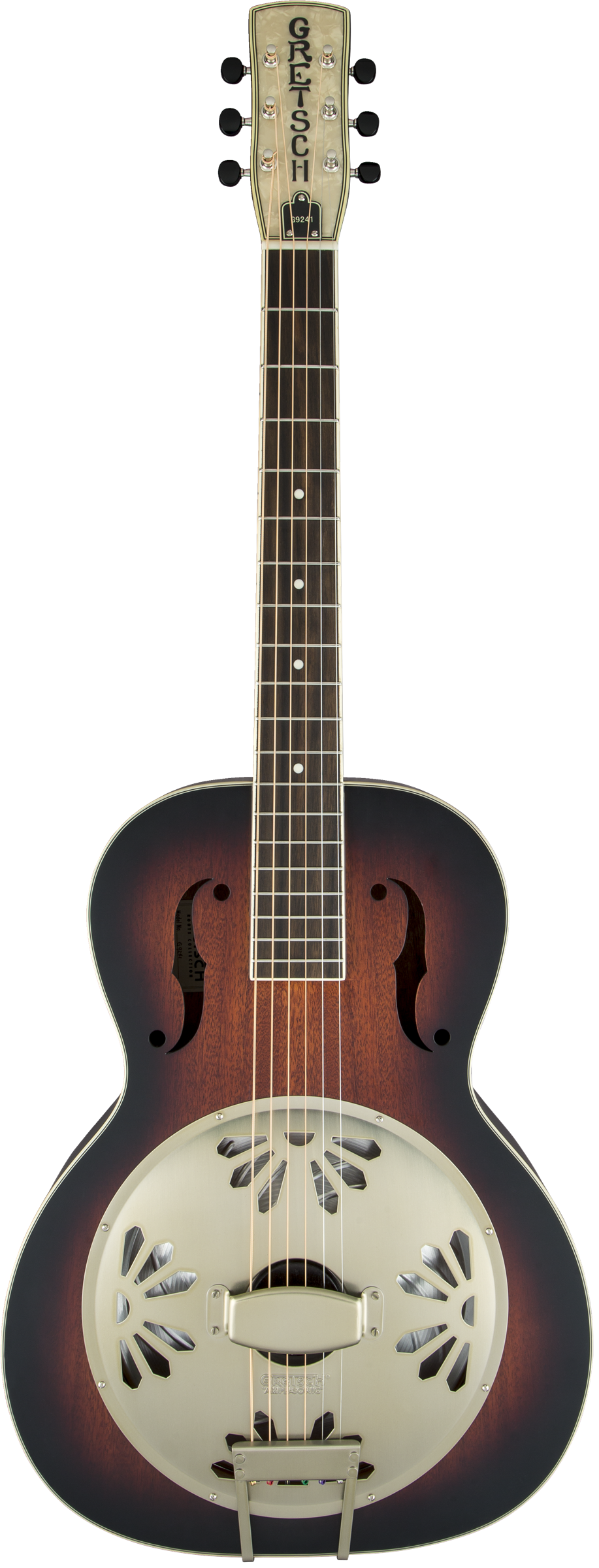 G9241 Alligator Biscuit Round-Neck Resonator Guitar with Fishman Nashville Pickup 2-Color Sunburst