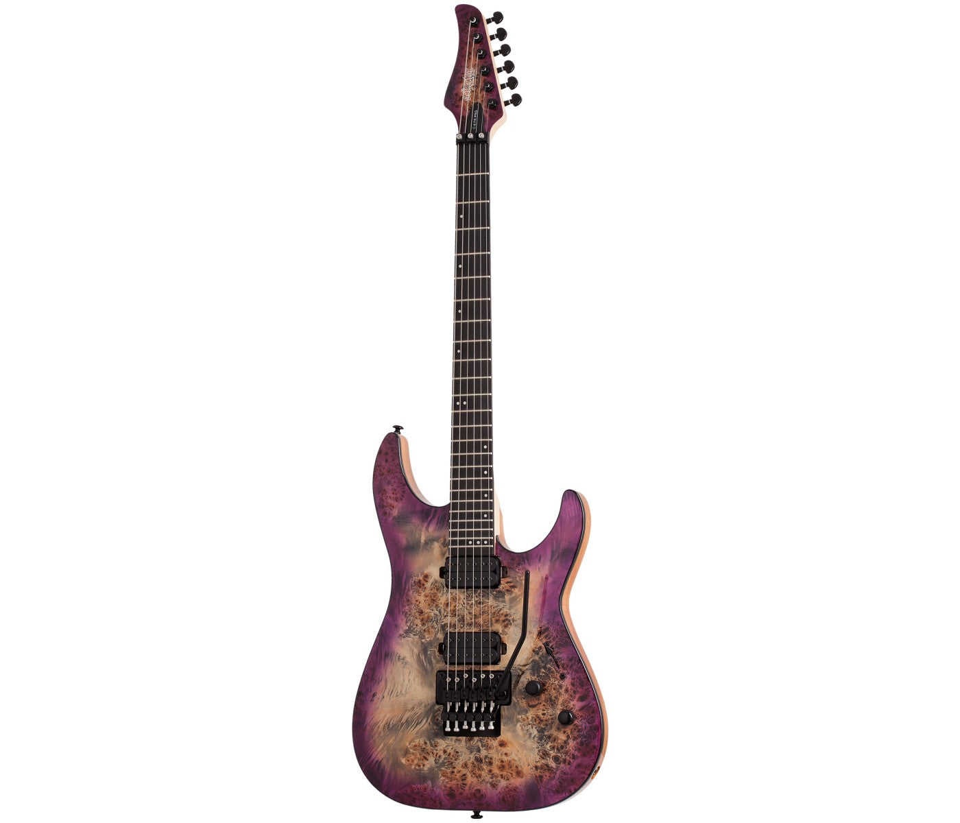 Schecter C-6 Pro FR Aurora Burst with Floyd Rose