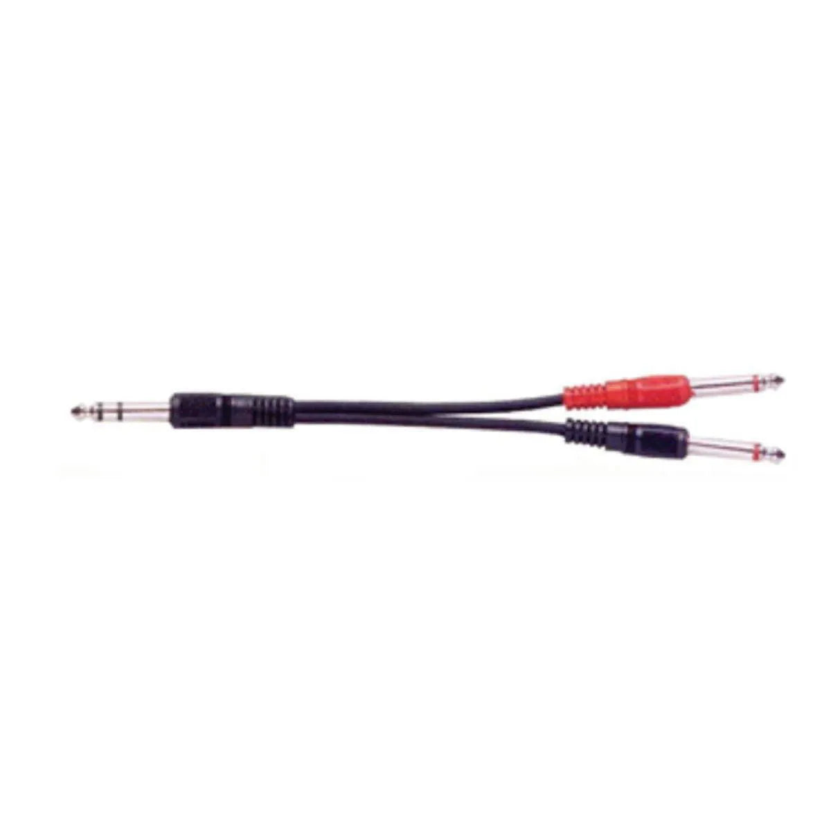 3 Ft 6.3 Stereo To 2 X 6.3 Mono Jack Cable-Accessories - Cables & Adaptors-Muso's Stuff