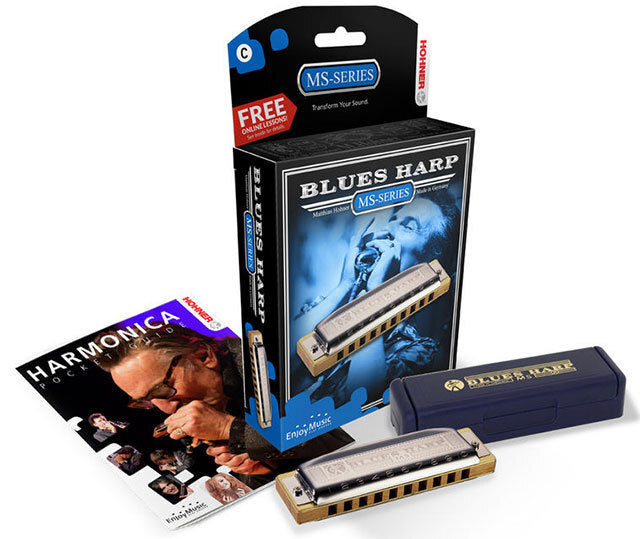 D Flat Blues Harp 10 Hole 20 Reed New Box