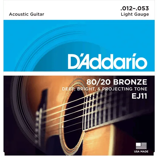 Daddario - Acoustic Guitar Strings Set 12/53 Br Lt-Strings - Electric Guitar-Muso's Stuff