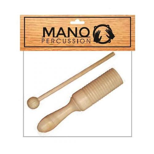 7 3/4 Inch Long Guiro Tone Block Satin Finish W - Drums & Percussion - Percussion by Mano Percussion at Muso's Stuff