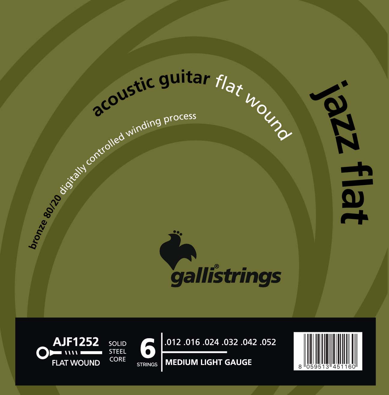 Jazz Flat Wound 12-52
