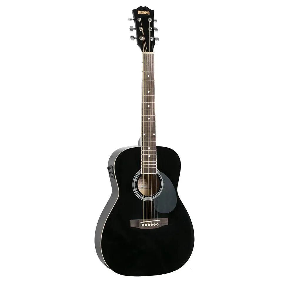 3/4 Electric/Acoustic Guitar Black-Guitars - Acoustic-Muso's Stuff