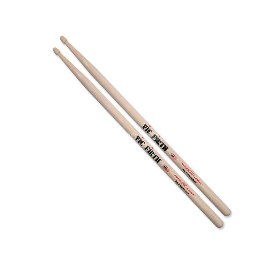 American Classic Vic Firth Pure Grit Wood Tip 5B-Drums & Percussion - Sticks & Mallets-Muso's Stuff