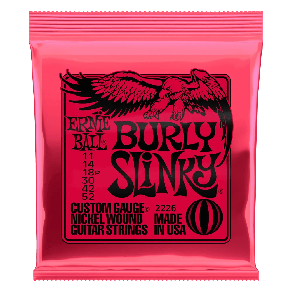 Burly Slinky 11-52 Electric Guitar Strings Set, Nickel Wound, 2226-Strings - Electric Guitar-Muso's Stuff