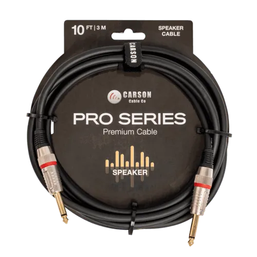 Carson Pro - 10 foot Jack to Jack Speaker Cable-Accessories - Cables & Adaptors-Muso's Stuff