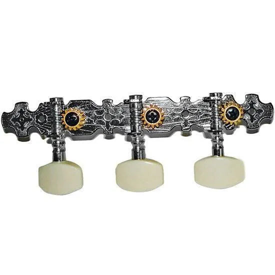 Classical Guitar Machine Head Set 3 A Side Packaged-Guitars - Parts and Accessories-Muso's Stuff