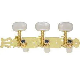 Classical Machine Heads 3-A-Side 35mm Gold-Guitars - Parts and Accessories-Muso's Stuff