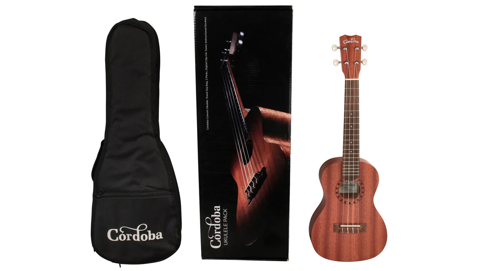 Cordoba Up100 Concert Ukulele Pack--Muso's Stuff
