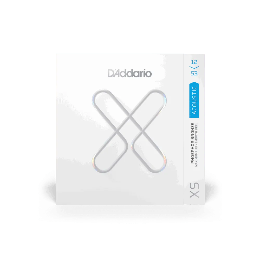 Daddario XS Phosphor Bronze Light 12-53-Strings - Acoustic Guitar-Muso's Stuff