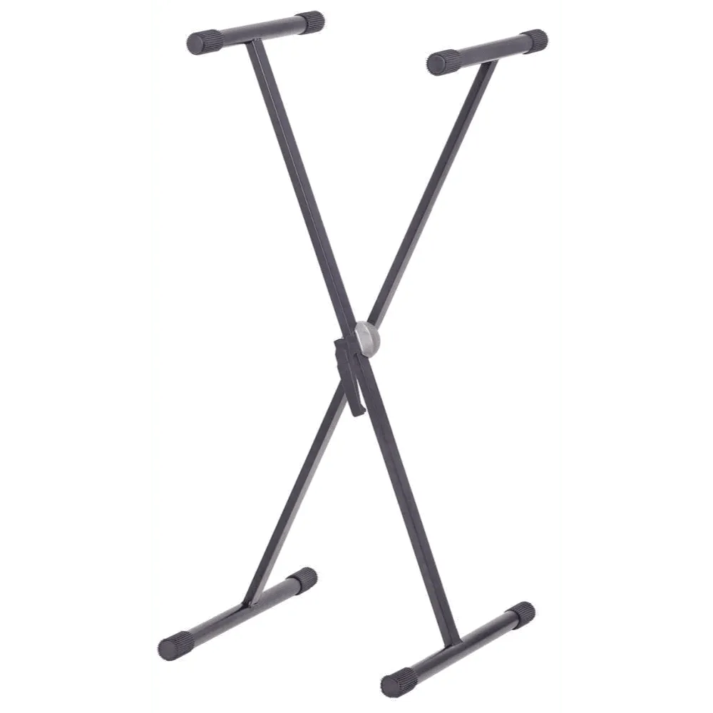 Keyboard Stand X Style Flat-97Cm H/Duty Black-Keyboards-AMS-Muso's Stuff