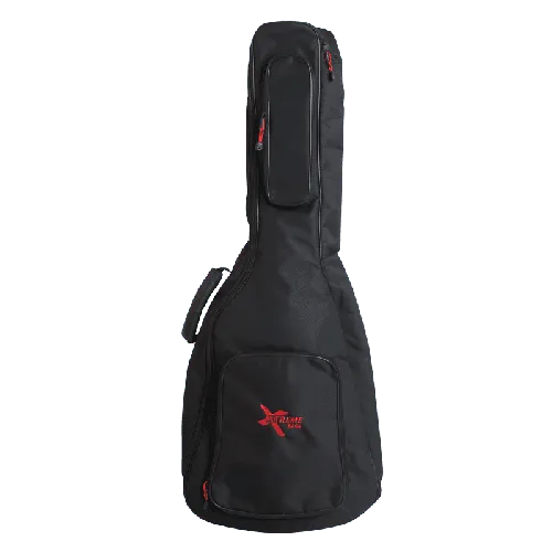 Dreadnought Size Guitar Gig Bag H/Duty Black 10mm T-Cases & Bags-Muso's Stuff