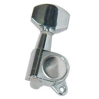 Acoustic/Electric Machine Head Set Singles 6-In-Line Chrome Die-Cast-Guitars - Parts and Accessories-Dr Parts-Muso's Stuff