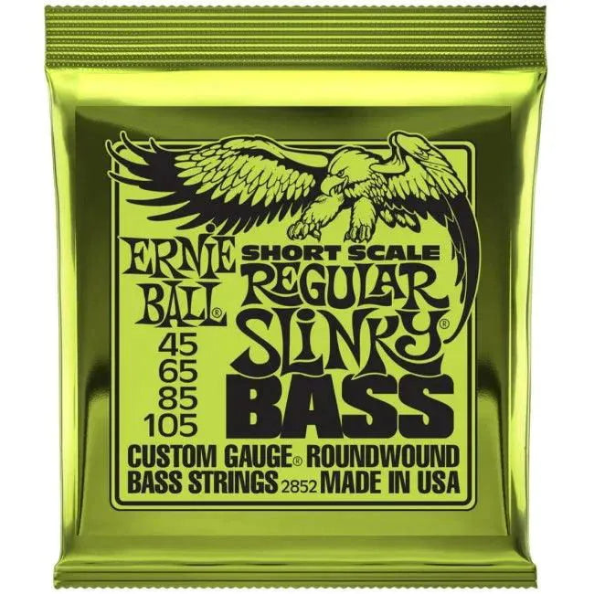 Ernie Ball Short Scale Regular Slinky Bass Strings 45-105-Strings - Bass-Muso's Stuff