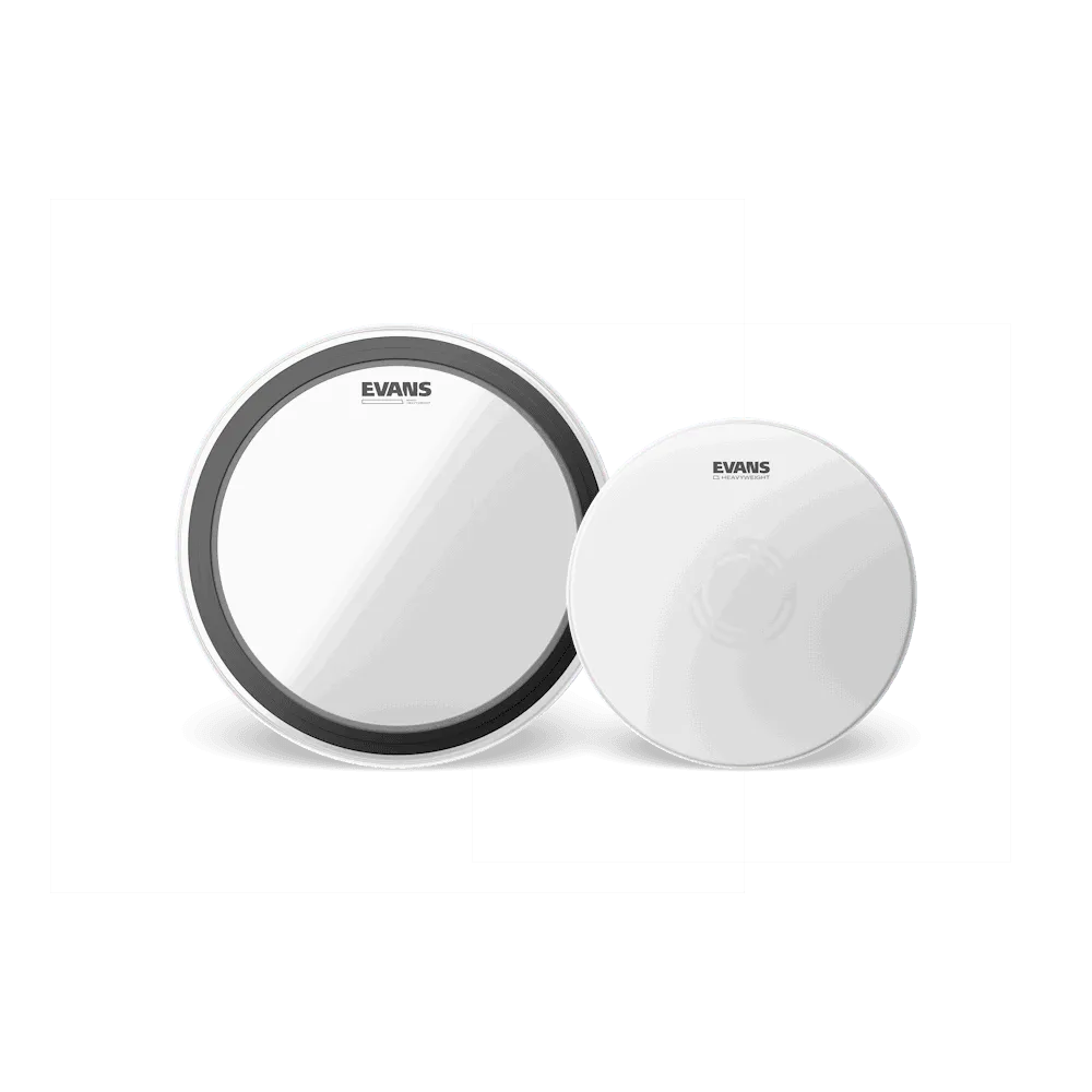Evans - 22In Emadhw And 14In Heavyweight-Drums & Percussion - Drum Heads-Muso's Stuff