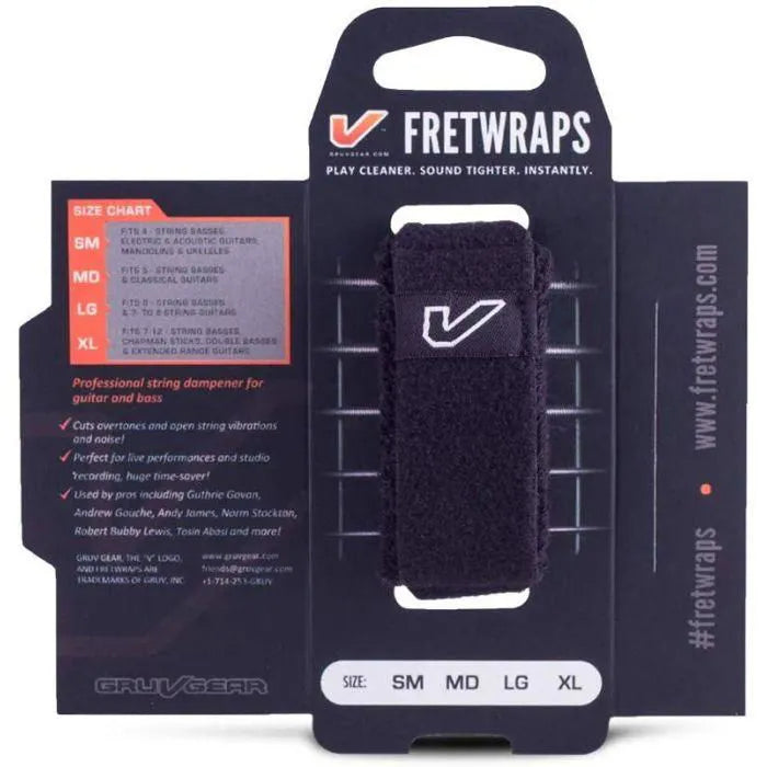 Fretwraps - 1-Pack - Black Medium-Guitars - Parts and Accessories-Muso's Stuff