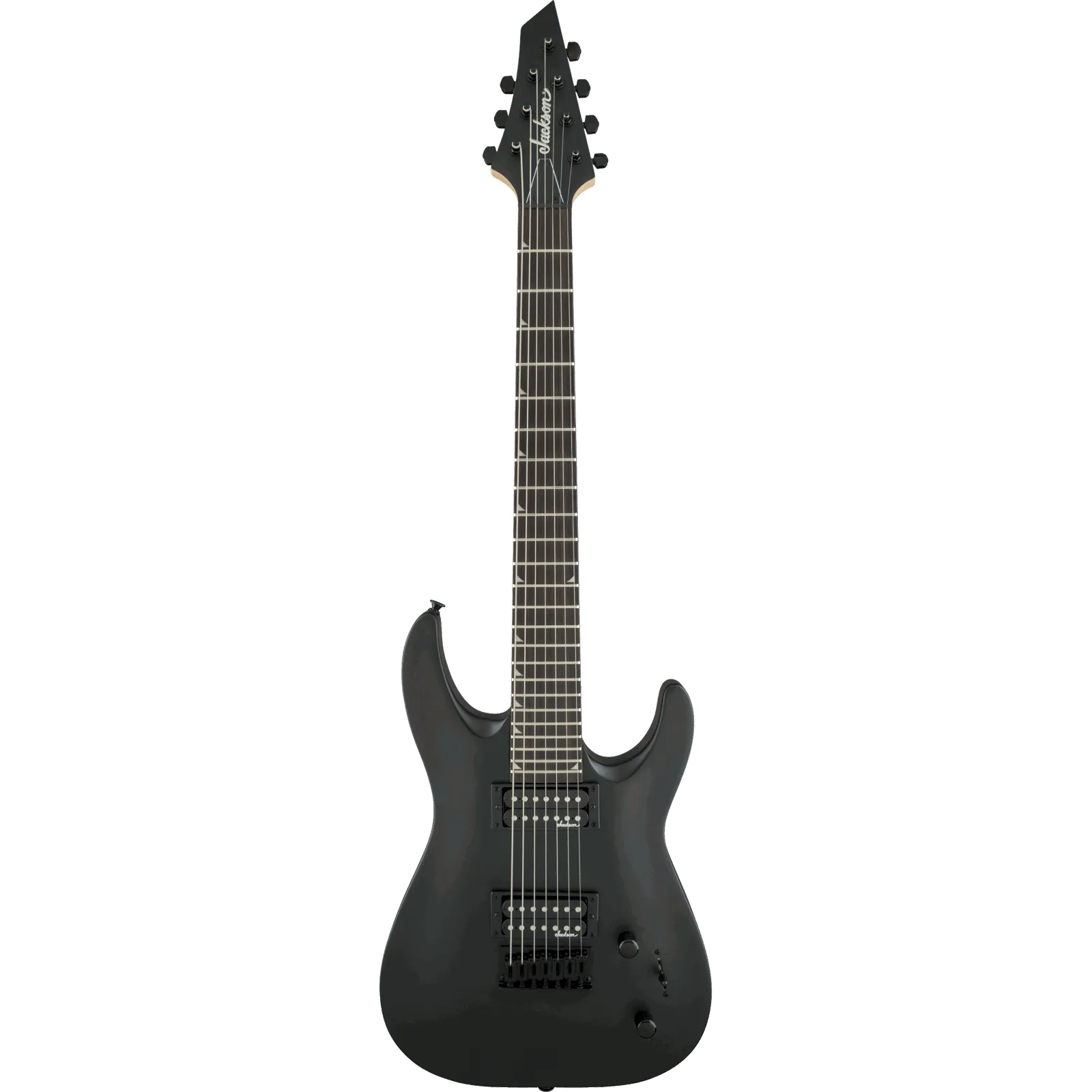 JS Series Dinky Arch Top JS22-7 DKA Amaranth Fingerboard Satin Black-Guitars - Electric-Jackson-Muso's Stuff