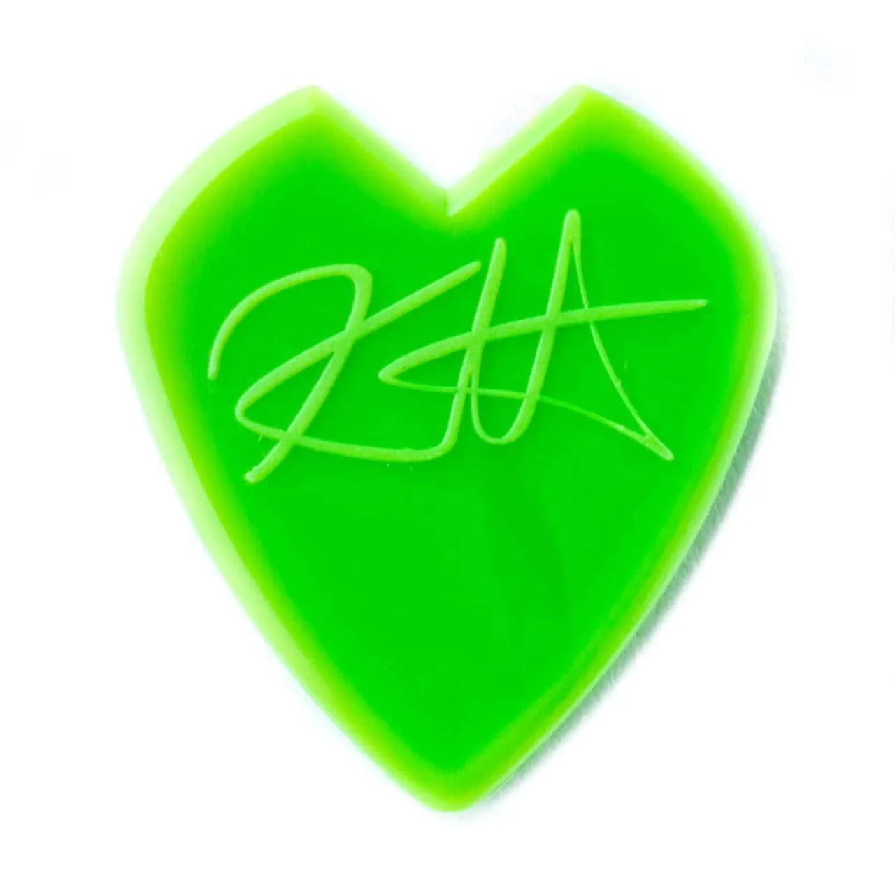 Jim Dunlop Kirk Hammett Nylon Custom Jazz III Players Pick Pack Green (6 In Display Bag)-Guitars - Picks-Dunlop-Muso's Stuff