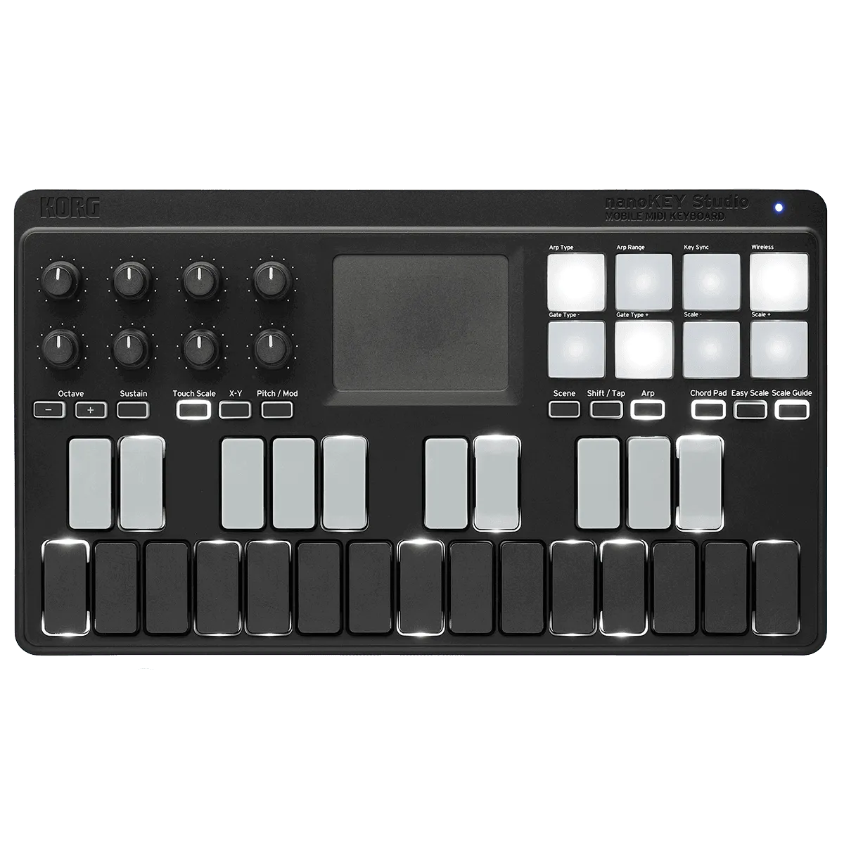KORG - nanoKEY Studio Mobile MIDI Keyboard-Live & Recording - Midi Controllers-Korg-Muso's Stuff