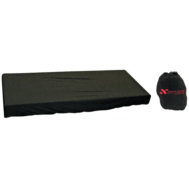 Keyboard Dust Cover Large Black 140 X 50 X 15Cm-Keyboards-Xtreme-Muso's Stuff