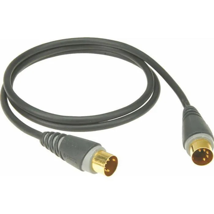 Klotz 3M Midi 5 Pin Din My504 4 Core Shielded Gold-Accessories - Cables & Adaptors-Klotz-Muso's Stuff