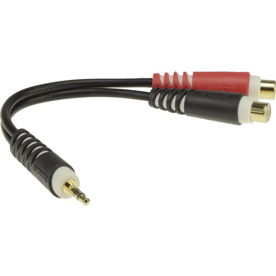 Klotz Y Cable 20cm mini to RCA-Accessories - Cables & Adaptors-Klotz-Muso's Stuff