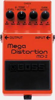 MD-2 Mega Distortion Compact Pedal-Guitar - Effects Pedals-Boss-Muso's Stuff