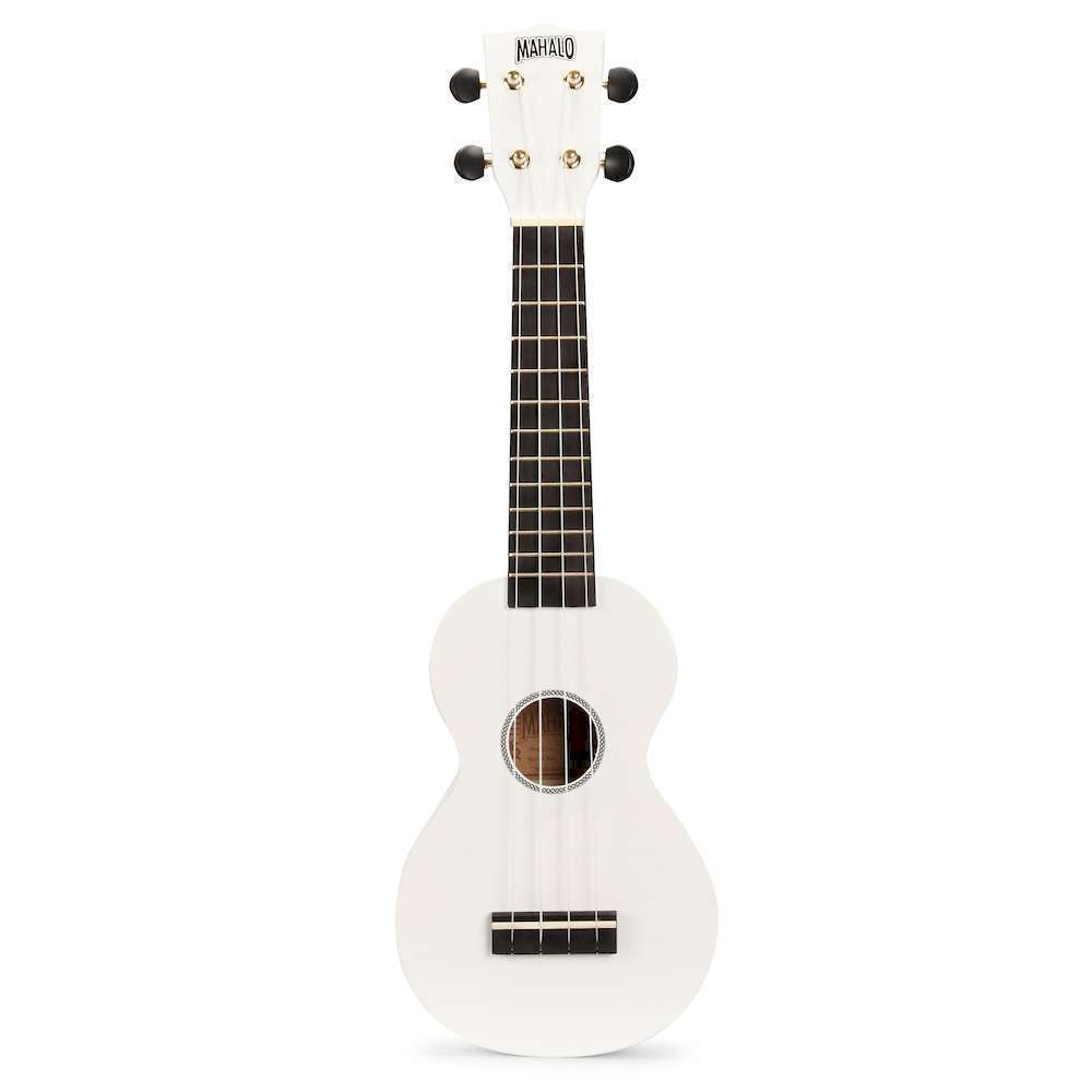 Mahalo R Ukulele White