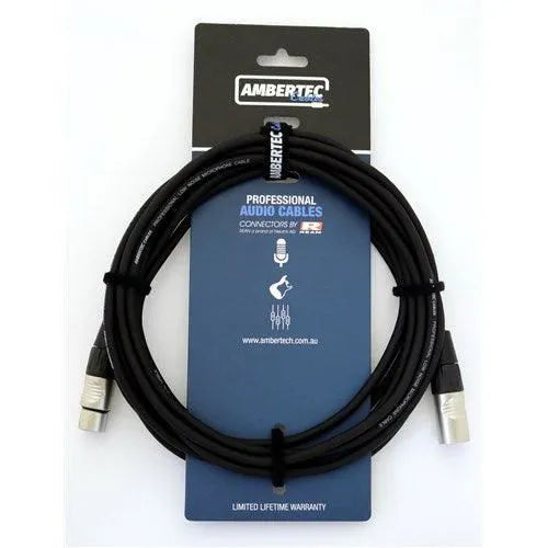 Microphone Cable 3 Meter REAN XLR M-F-Accessories - Cables & Adaptors-Amber-Muso's Stuff