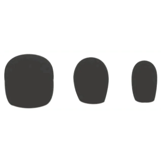 Microphone Wind Shield 35mm Foam Black-Live & Recording - Microphones - Accessories-AMS-Muso's Stuff