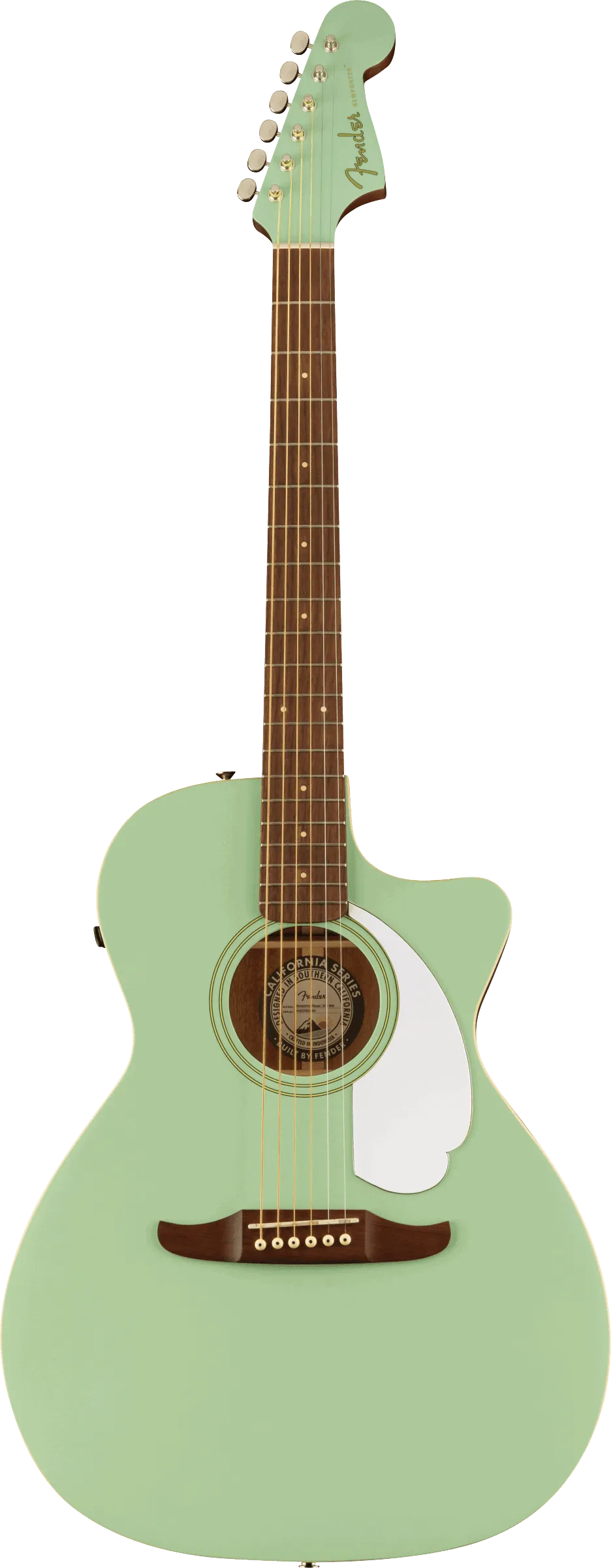 Newporter Player Walnut Fingerboard White Pickguard Surf Green-Guitars - Electric-Fender-Muso's Stuff