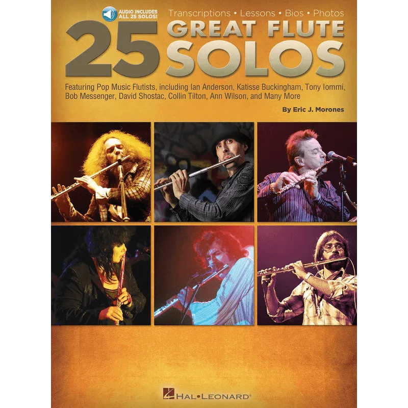 25 Great Flute Solos BK/OLA-Print Music-Muso's Stuff