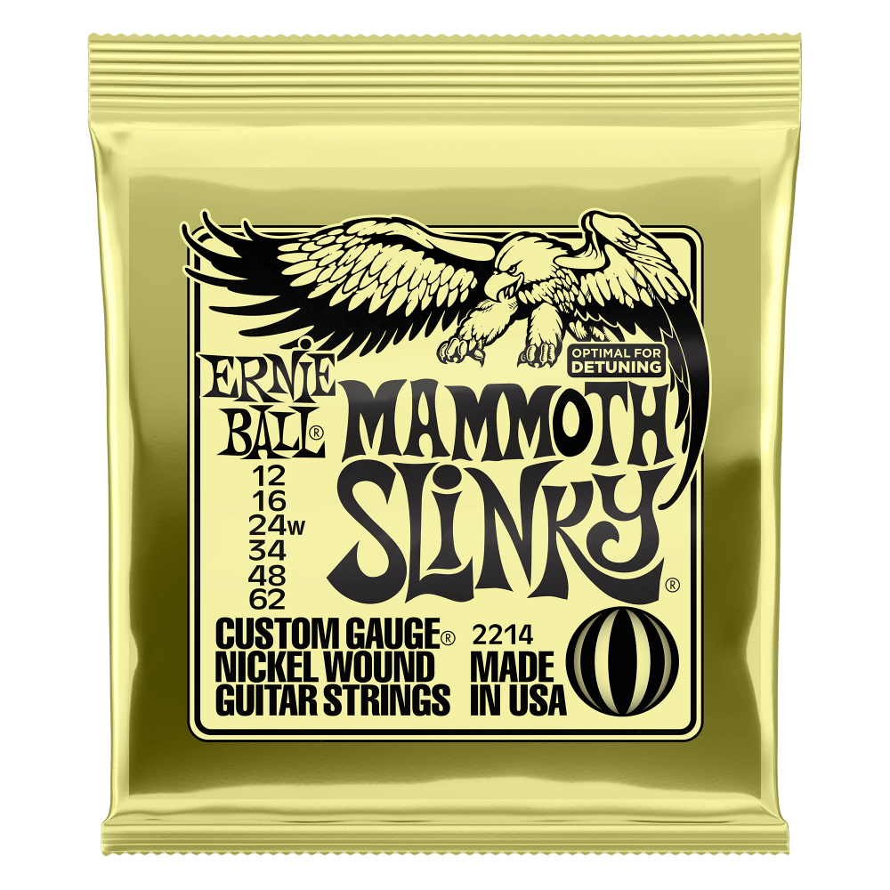 Mammoth Slinky Nickel Wound Strings - Electric Guitar, 12-62 Gauge