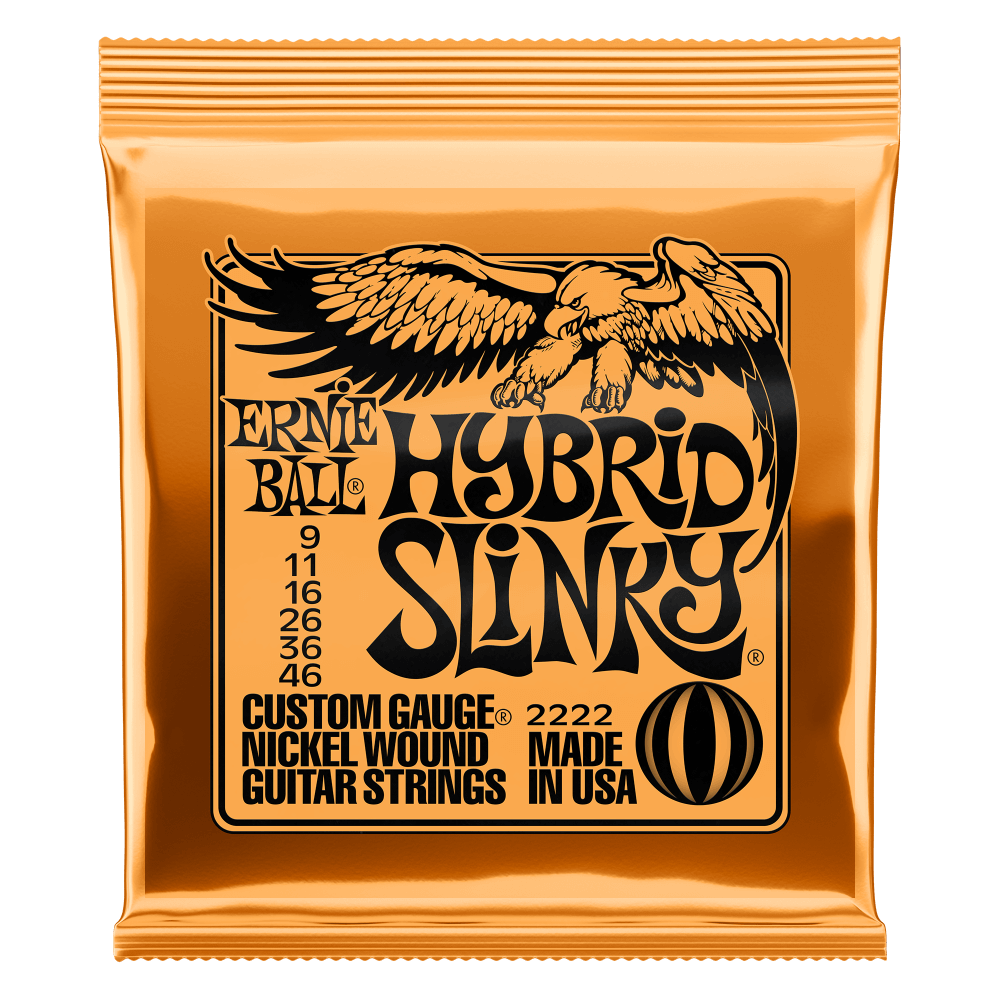 Hybrid Slinky Nickel Wound Strings - Electric Guitar, 9-46 Gauge