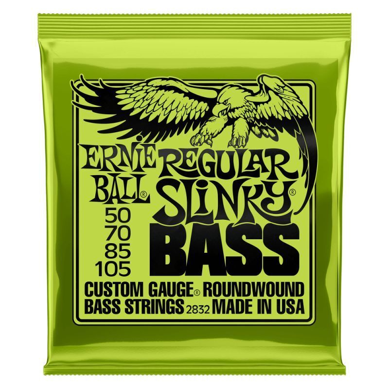 Regular Slinky Nickel Wound Electric Bass Strings 50-105 Gauge