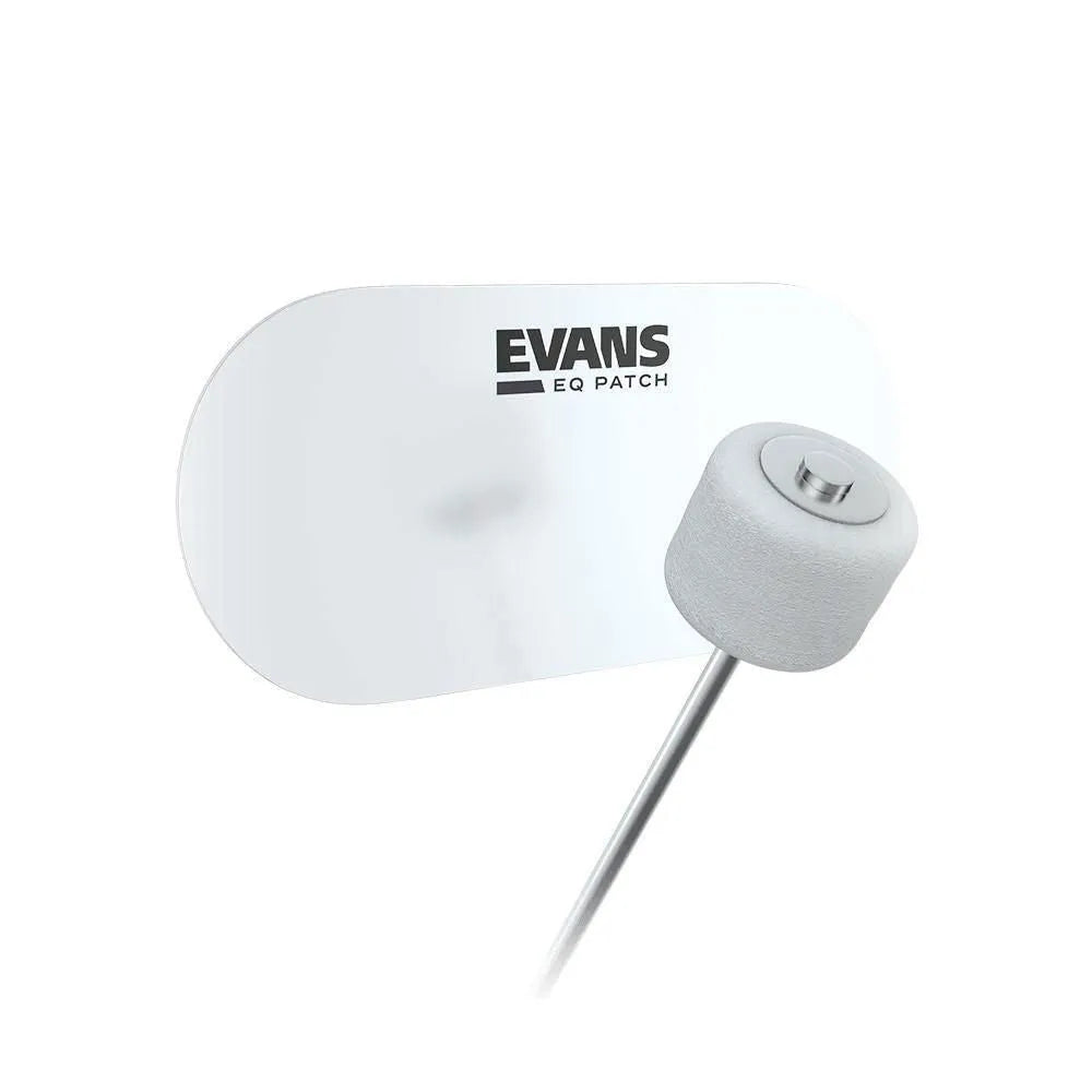 Evans EQ Double Pedal Patch Clear Plastic-Drums & Percussion - Drum Heads-Muso's Stuff