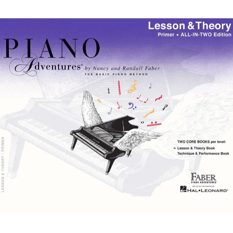PIANO ADVENTURES ALL IN TWO PRIMER LESSON THEORY-Print Music-Hal Leonard-Muso's Stuff