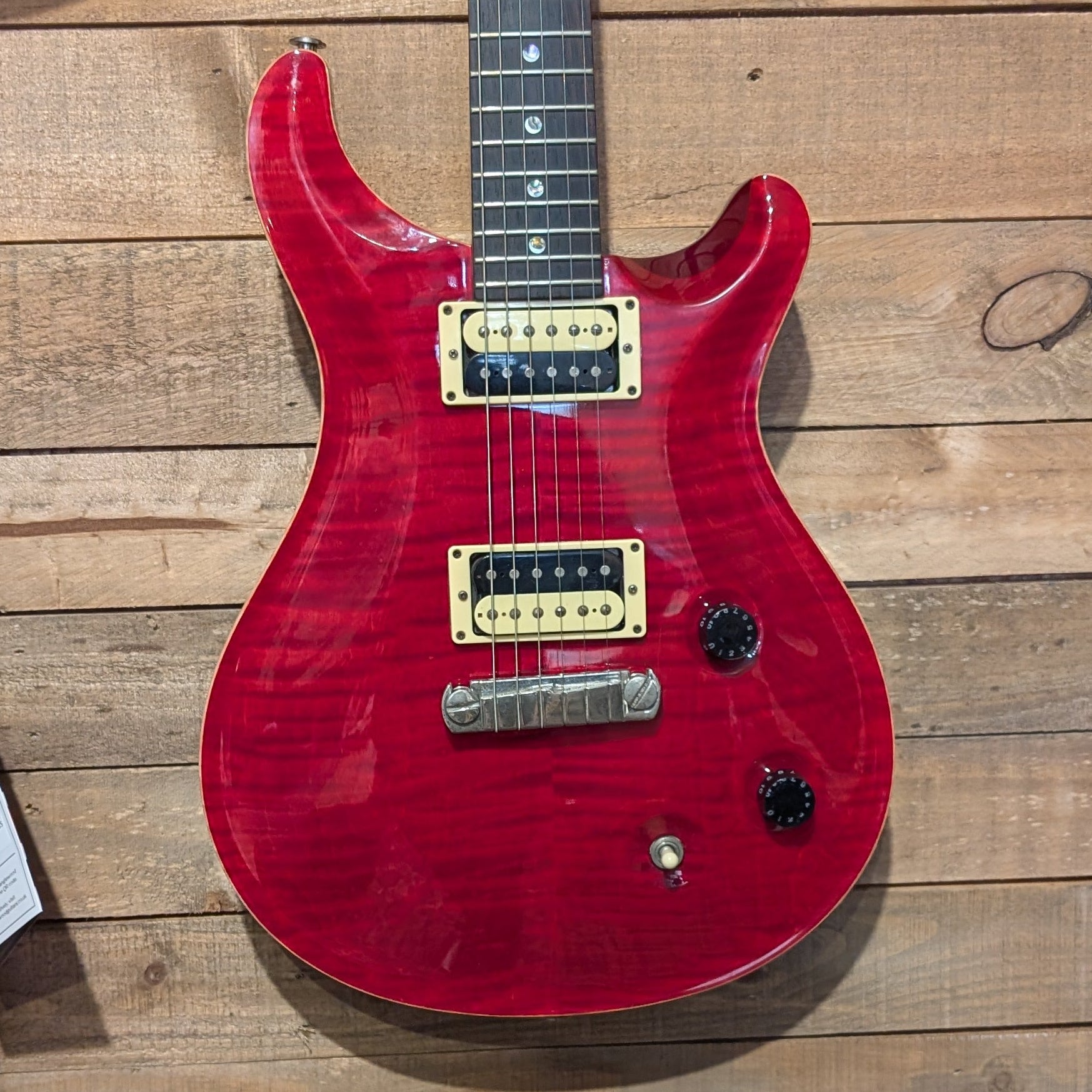 Secondhand 2002 PRS McCarty Red Trans Flame Maple