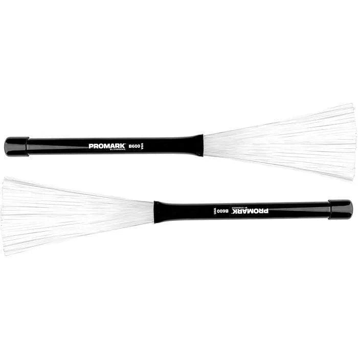 B600 Brushes W/Plastic Handle Nylon Bristles-Drums & Percussion - Sticks & Mallets-Muso's Stuff