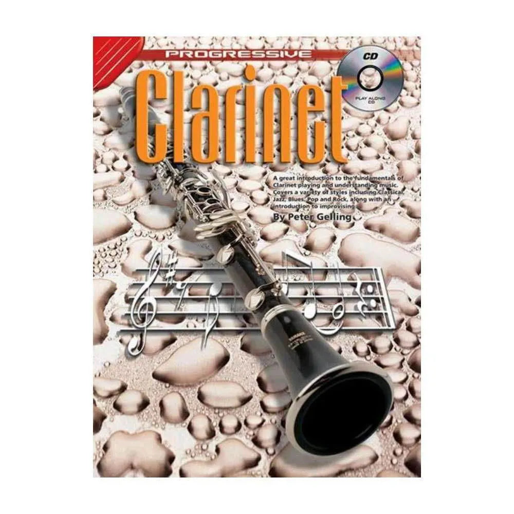 Progressive Clarinet Book-Print Music-Pro-Muso's Stuff