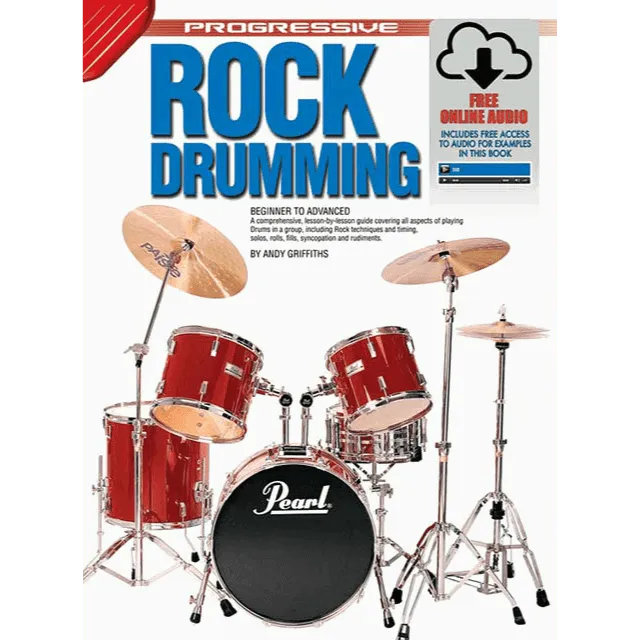 Rock Drumming Book Online Media-Print Music-Pro Music-Muso's Stuff