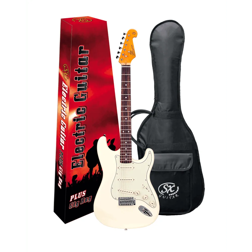 SC Vintage White Electric Guitar-Guitars - Electric-SX-Muso's Stuff