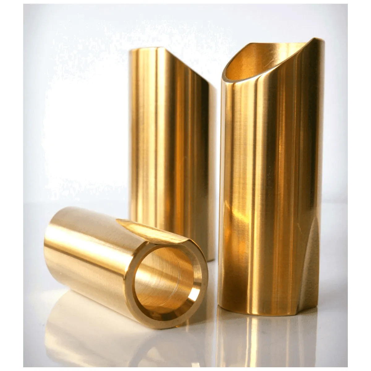 The Rock Slide Medium Polished Brass-Slides & Tone Bars-The Rock Slide-Muso's Stuff