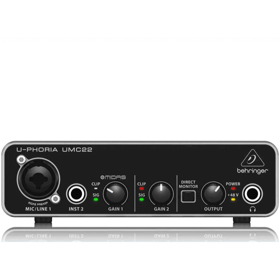 U-Phoria UMC22 Interface-Live & Recording - Interfaces-Behringer-Muso's Stuff